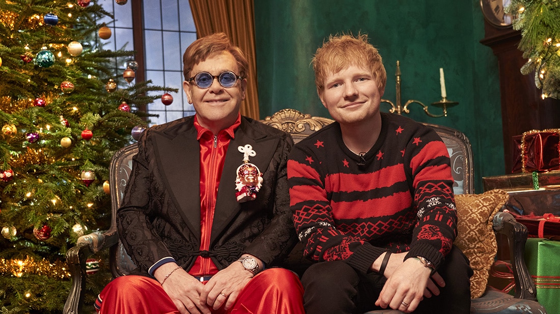 Elton John and Ed Sheeran drop new Christmas music and video