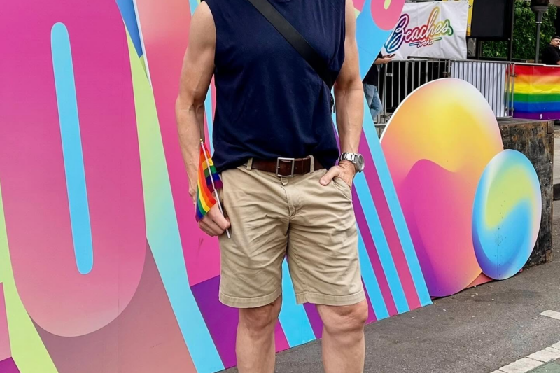 Robert Gant says, “Happy Pride!”